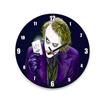 Cakasaat Joker Heath Ledger Duvar Saati