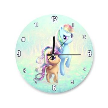 Cakasaat Ponyville Şirin Poniler Duvar Saati
