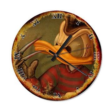 Cakasaat Retro Daffy Duck Tasarım Duvar Saati