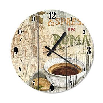 Cakasaat Romada Espresso Kahve Tasarım Duvar Saati