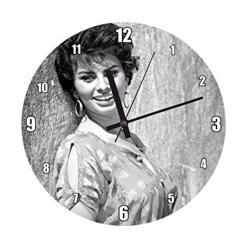 Cakasaat Sophia Loren Mutlu Duvar Saati