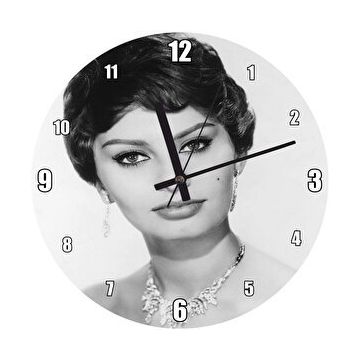 Cakasaat Sophia Loren Tanrıça Duvar Saati