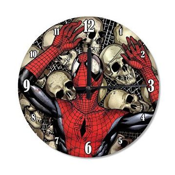 Cakasaat Spiderman Örümcek Adam Analog Duvar Saati