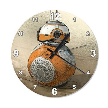Cakasaat Star Wars Art Bb 8 With Treads Akarlı Duvar Saati
