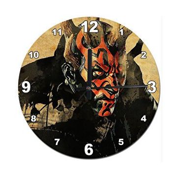 Cakasaat Star Wars Darth Maul Tasarım Duvar Saati