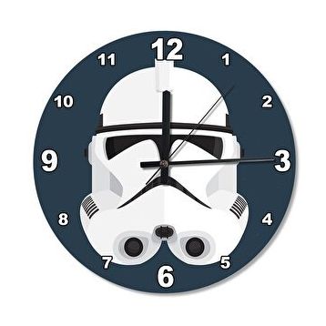 Cakasaat Star Wars Klon Asker Ahşap Duvar Saati