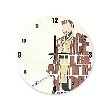 Cakasaat Star Wars Yazılı Duvar Saati