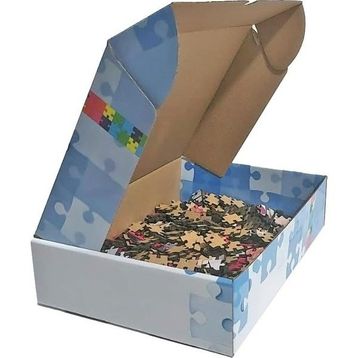 Cakatablo Çocuk ve Goril Görseli 1000 Parça Puzzle