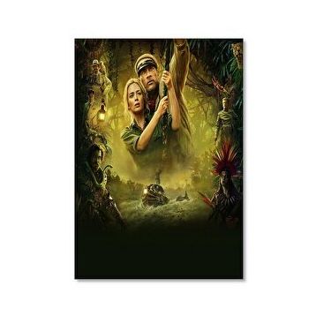 Cakatablo Jumanji Emily Blunt Dwayne Johnson Duvar Saati