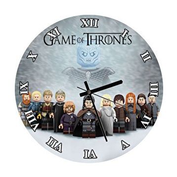 Cakatablo Marcin Otreba'dan Lego Game of Thrones Görseli Duvar Saati