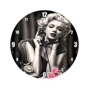 Cakatablo Telefonda Marilyn Monroe Duvar Saati