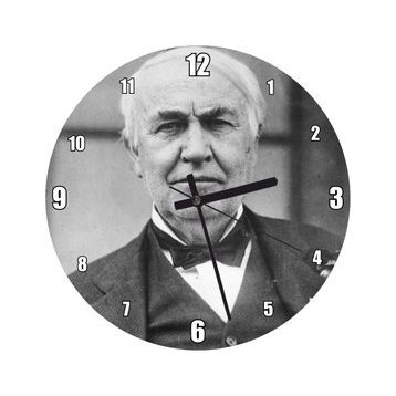 Cakatablo Thomas Edison Papyon Takım Elbise Duvar Saati