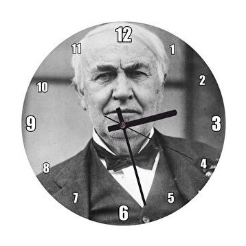 Cakatablo Thomas Edison Papyon Takım Elbise Duvar Saati