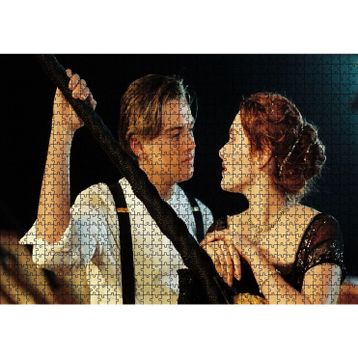 Cakatablo Titanic Jack ve Rose Aşk 1000 Parça Puzzle