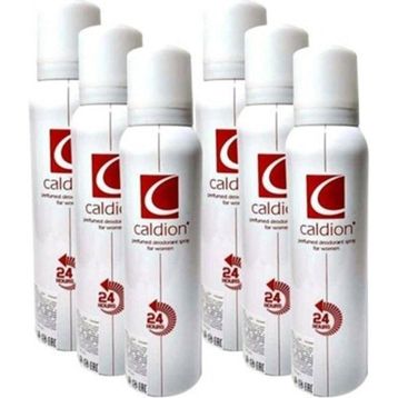 Caldion 6x150 ml Beyaz Kadın Deodorant