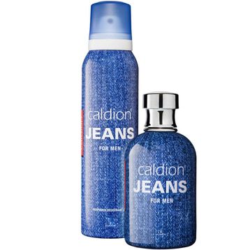 Caldion Jeans Men EDT 100 ml Erkek Parfüm + 150 ml Deodorant Seti