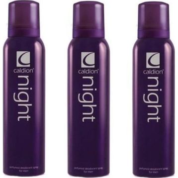 Caldion Night 3x150 ML Erkek Sprey Deodorant