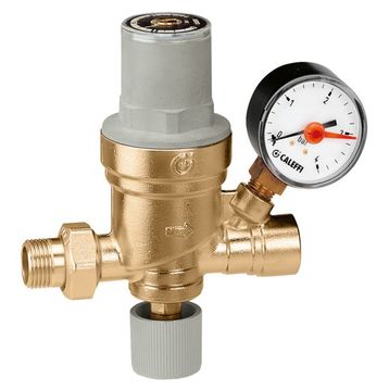 Caleffi 553640 1/2 Manometreli Basınç Saatli Otomatik Doldurma Ünitesi