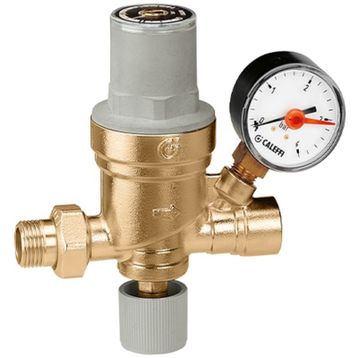 Caleffi 553640 1/2 Manometreli Basınç Saatli Otomatik Doldurma Ünitesi
