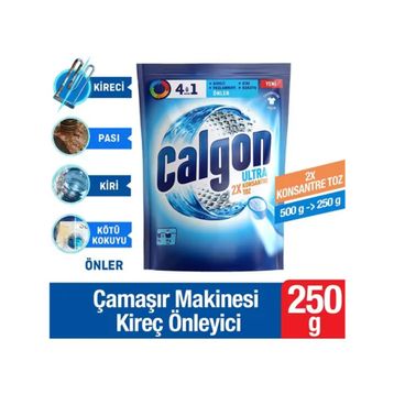 Calgon 250 gr 4'ü 1 Arada Ultra Konsantre Kireç Önleyici