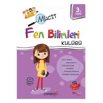 Çalışkan Yayınları 3. Sınıf Fen Bilimleri Mucit Defter