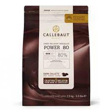Callebaut 2.5 kg Power 80 Bitter Damla Çikolata