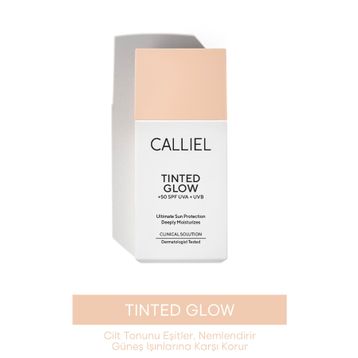 Calliel Günlük Renkli Likit Hafif Yapı Ton Eşitleyen SPF50 01 50 ml Güneş Kremi