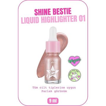 Callista 01 Glam Pixie Shine Bestie Highlighter Likit Aydınlatıcı