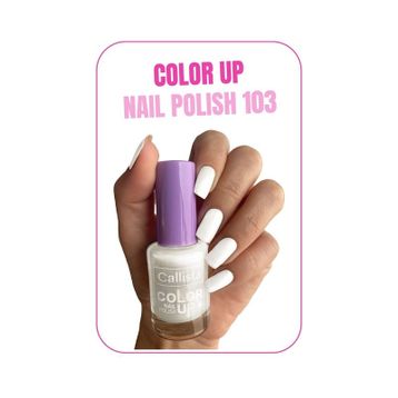 Callista Color Up Nail Polish 103 White As Snow Oje