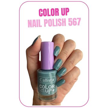 Callista Color Up Nail Polish 567 Mid Teal - Gri Oje