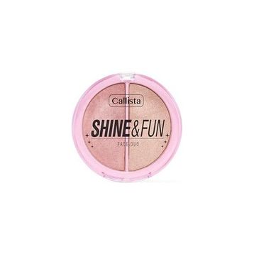 Callista Shine Fun Face Duo 130 Shine Squad Allık ve Aydınlatıcı Paleti