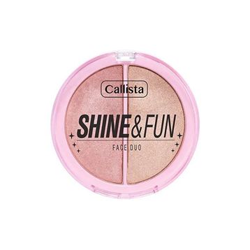 Callista Shine Fun Face Duo 130 Shine Squad Allık ve Aydınlatıcı Paleti