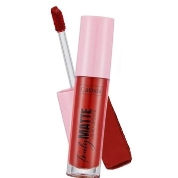 Callista Truly Matte Liquid Lipstick 408 Red Alert Kırmızı Mat Likit Ruj