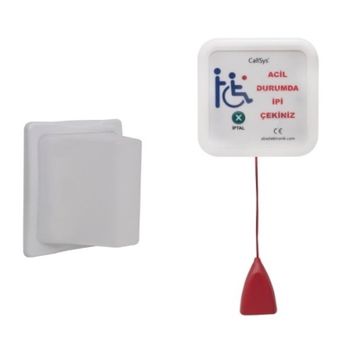 Callsys Engelli WC Banyo Butonu Acil Yardım İpli Çağrı Seti