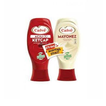 Calve Ketçap 430 gr + Mayonez 380 gr Sos