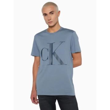 Calvin Klein 40HM825420 Mavi Erkek T-shirt