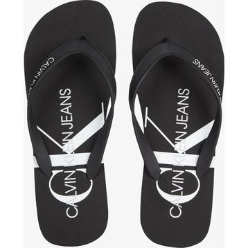 Calvin Klein Beach Monogram Siyah Erkek Terlik