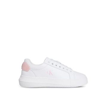 Calvin Klein Chunky Cupsole RU Patch LTH WN Beyaz Kadın Sneaker