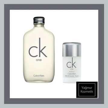 Calvin Klein CK One EDT 200 ml+75 ml Stick Erkek Parfüm 2'li Set
