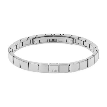 Calvin Klein CKJ35000488 Gri Metalik Çelik Erkek Bileklik