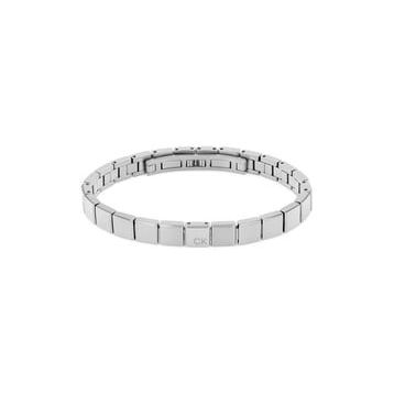Calvin Klein CKJ35000488 Gri Metalik Çelik Erkek Bileklik
