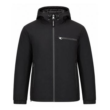 Calvin Klein CM224577-BLK FlexTech Hooded Jacket Siyah Mont