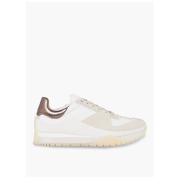 Calvin Klein HW0HW01879YBR Beyaz Bronz Kadın Deri Sneaker