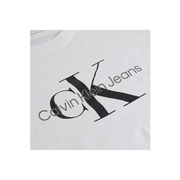 Calvin Klein J20J219140YAF Bisiklet Yaka Normal Kalıp Beyaz Kadın Sweatshirt