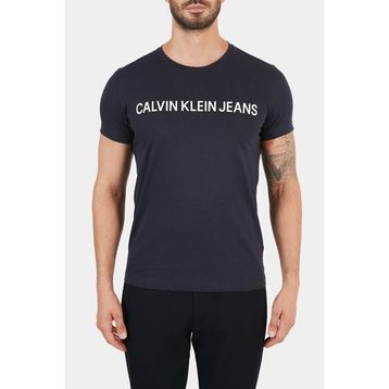 Calvin Klein J30J307855 402 Lacivert Erkek T-Shirt