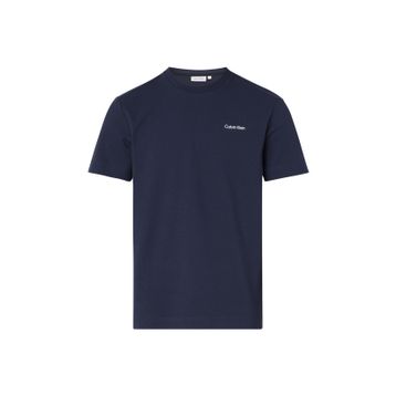 Calvin Klein K10K109894DW4 Bisiklet Yaka Mavi Erkek T-shirt