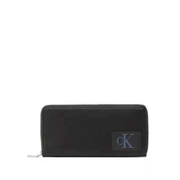 Calvin Klein K60K610350 Black Sculpted Zip Around Kadın Cüzdanı