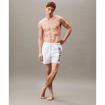 Calvin Klein KM0KM01092-YCD Beyaz Medium Drawstring Erkek Mayo