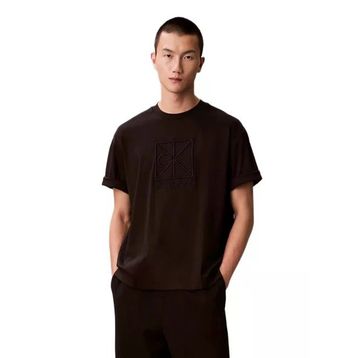 Calvin Klein LV04LE200G Ss Rlxd Premium Interlock Emblem Erkek Tişört