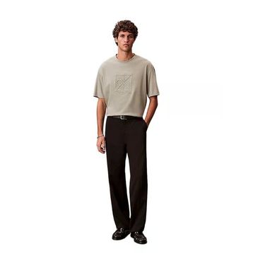 Calvin Klein LV04LE200G Ss Rlxd Premium Interlock Emblem Erkek Tişört